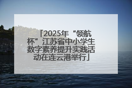 2025年“领航杯”江苏省中小学生数字素养提升实践活动在连云港举行