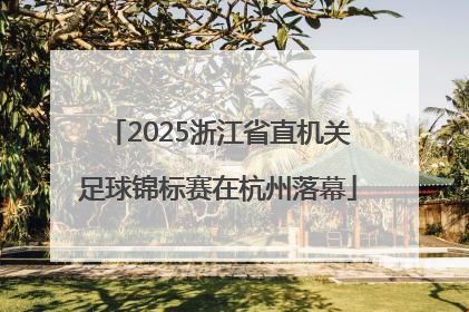 2025浙江省直机关足球锦标赛在杭州落幕