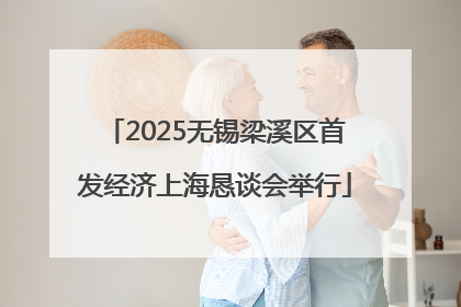 2025无锡梁溪区首发经济上海恳谈会举行