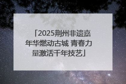 2025荆州非遗嘉年华燃动古城 青春力量激活千年技艺