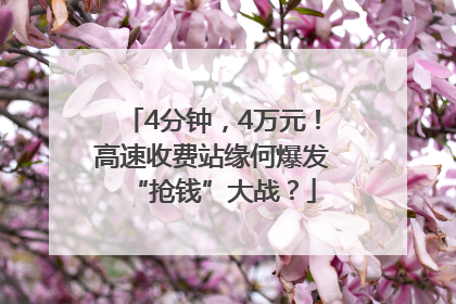 4分钟，4万元！高速收费站缘何爆发“抢钱”大战？