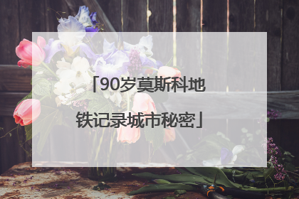 90岁莫斯科地铁记录城市秘密