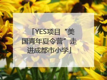 YES项目“美国青年夏令营”走进成都市小学